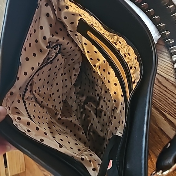 PURSE Women's Bohemian Clear Rhinestone Shoulder Purse with Bejeweled Design - Picture 8 of 12